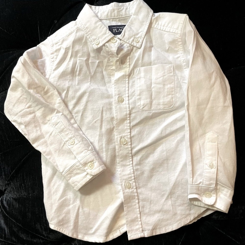 The Children’s Place white button down shirt, size 3T
